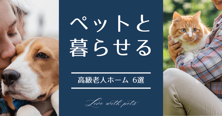 「ペットとの生活が充実する」高級老人ホーム6選