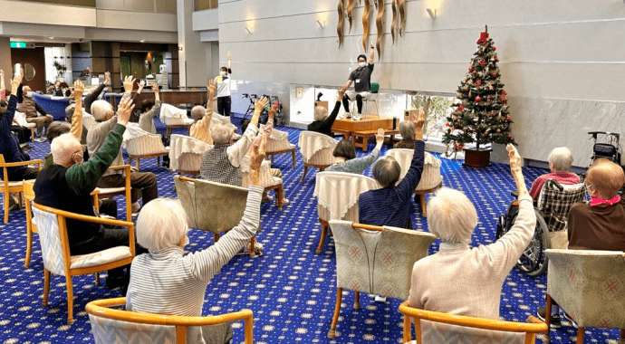 豊富なレクリエーションで毎日が充実